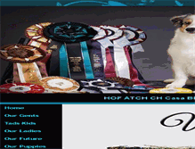 Tablet Screenshot of casablancaaussies.com